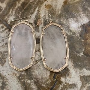 Kendra Scott Rose Quartz Earrings